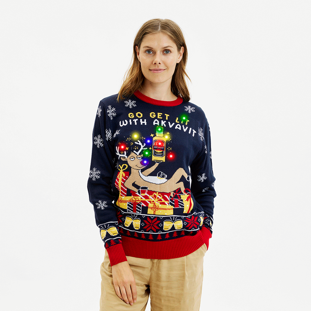 Akvavit Christmas Sweater β Women